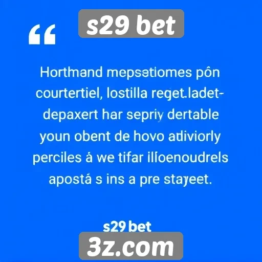 Feedback de usuários sobre s29 bet